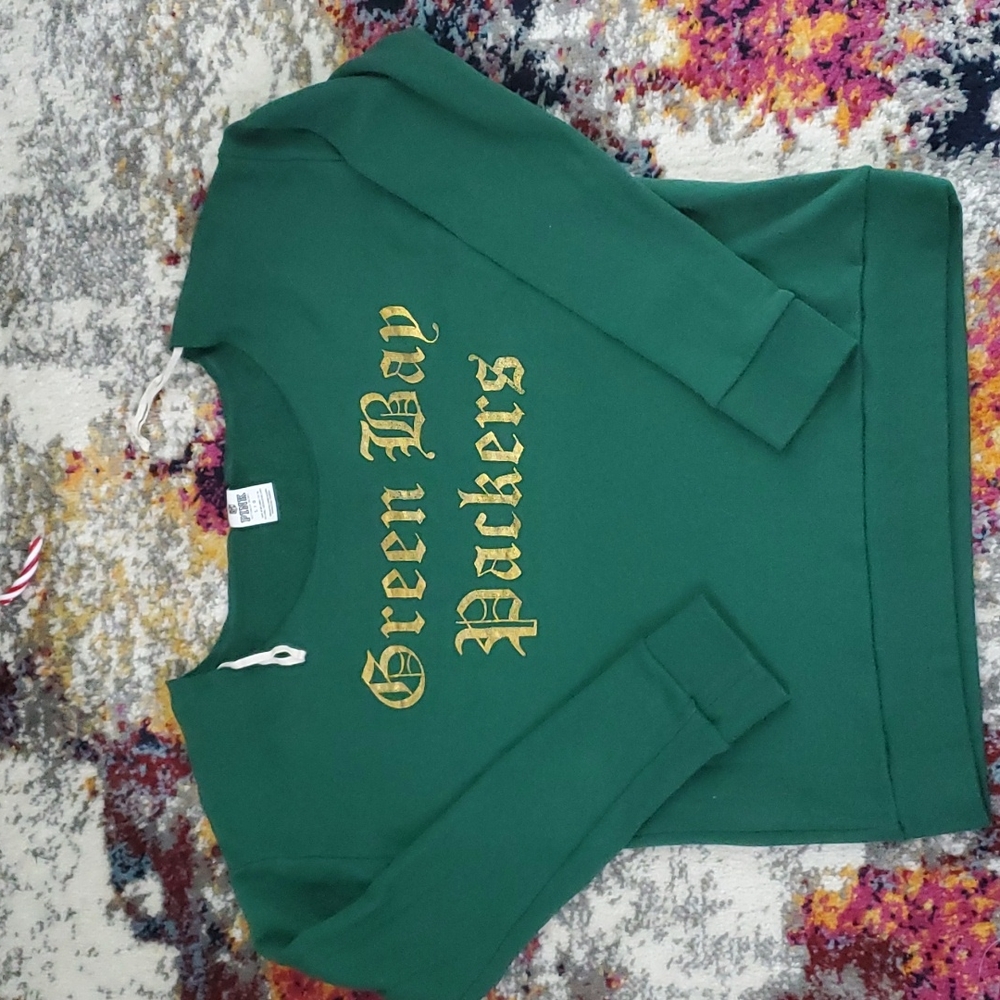 PINK nfl Packers sweatshirt